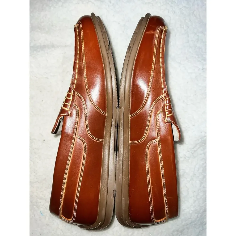 Nunn Bush Cognac Dual Comfort Loafers - Size 9.5 - E13